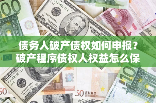 北京债务人破产债权如何申报？破产程序债权人权益怎么保障？