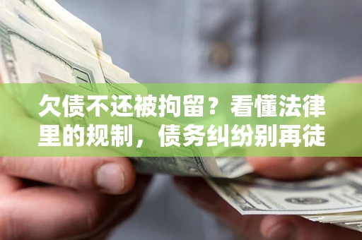 北京欠债不还被拘留？看懂法律里的规制，债务纠纷别再徒劳奔波