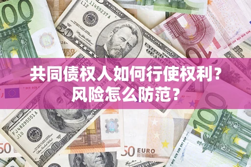 北京共同债权人如何行使权利？风险怎么防范？