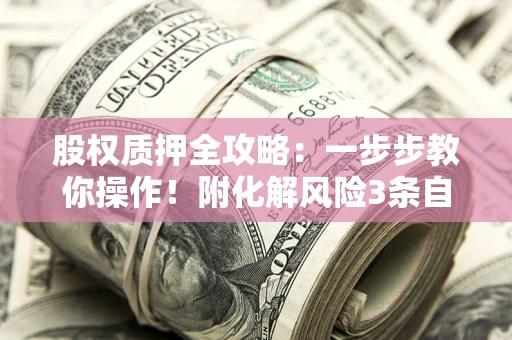 北京股权质押全攻略：一步步教你操作！附化解风险3条自救法则