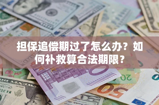 北京担保追偿期过了怎么办？如何补救算合法期限？