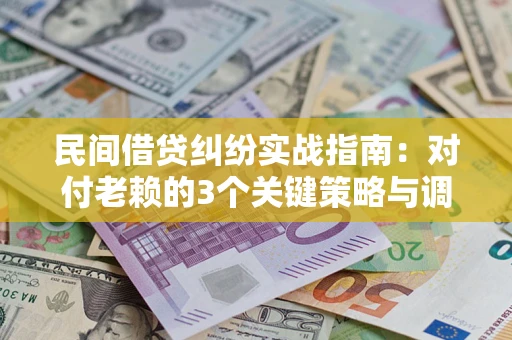 北京民间借贷纠纷实战指南：对付老赖的3个关键策略与调解盲区解析