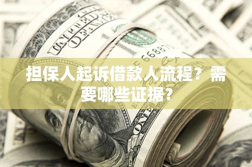北京担保人起诉借款人流程？需要哪些证据？