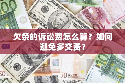 北京欠条的诉讼费怎么算？如何避免多交费？
